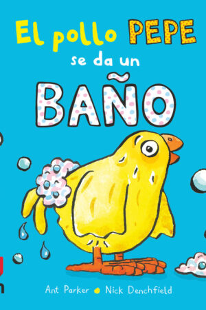El pollo Pepe se da un baño