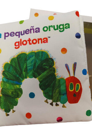 LA PEQUEÑA ORUGA GLOTONA LIBRO DE TELA PARA ABRAZA