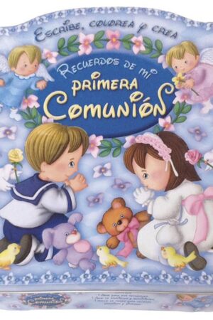 RECUERDOS DE MI PRIMERA COMUNIÓN AZUL
