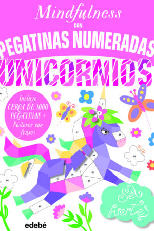 MINDFULNESS con pegatinas numeradas: UNICORNIOS