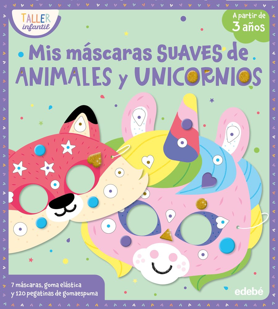 MIS MASCARAS SUAVES DE ANIMALES Y UNICORNIOS