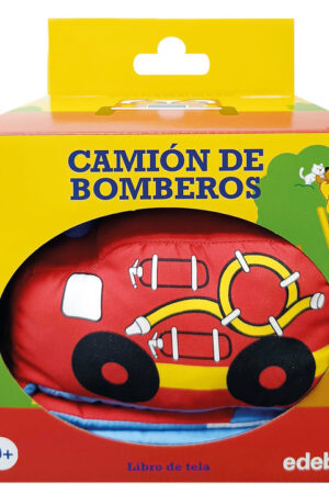 CAMION DE BOMBEROS LIBRO DE TELA PARA BEBES