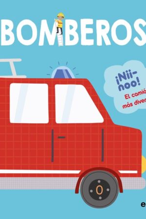 BOMBEROS LIBRO MAS CAMION DE BOMBEROS DE MADERA