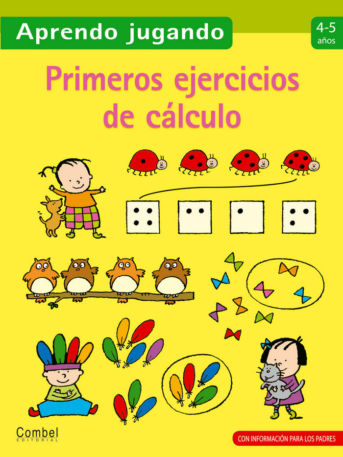 Primeros ejercicios de cálculo 4-5 años (APRENDO J