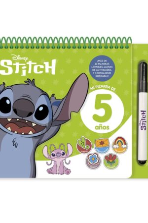 DISNEY MI PIZARRA DE 5 AÑOS - STITCH