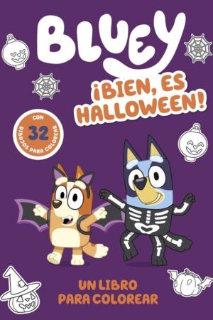 Bluey. Actividades - ¡Bien, es Halloween! Un libro para colorear terroríficamente divertido