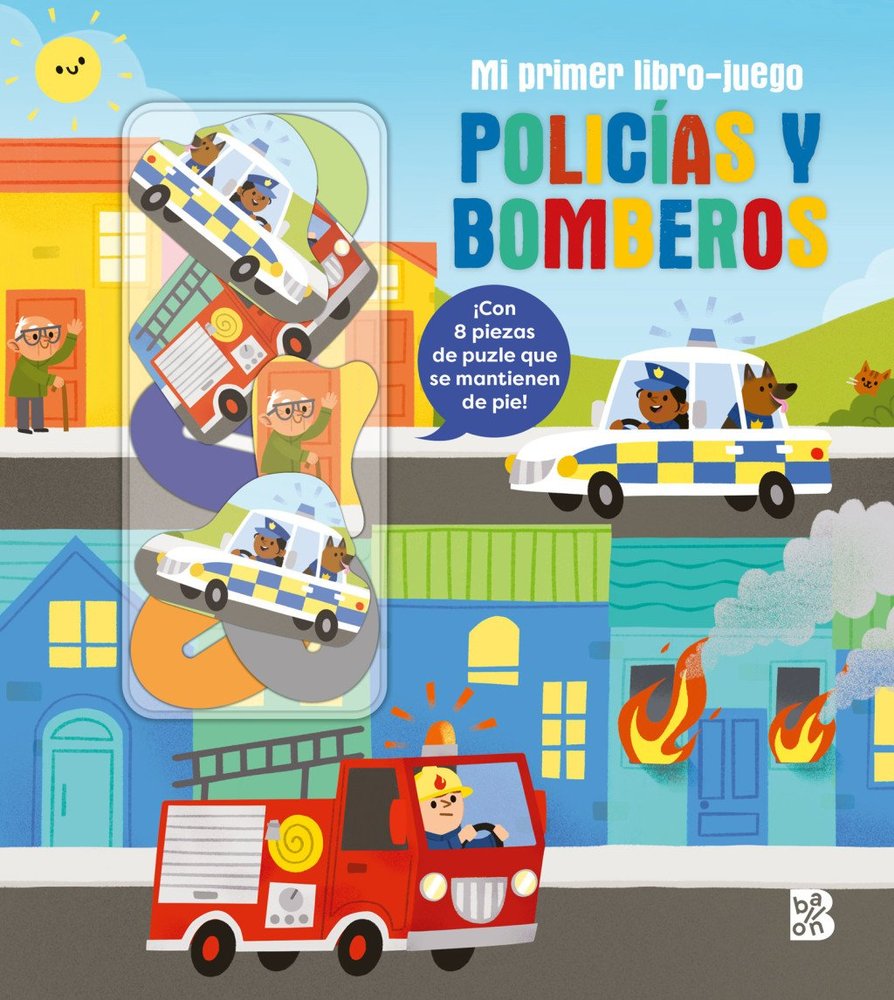 MI PRIMER LIBRO-JUEGO - POLICÍAS Y BOMBEROS