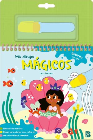 MIS DIBUJOS MÁGICOS - COLOREO CON AGUA - LAS SIRENAS